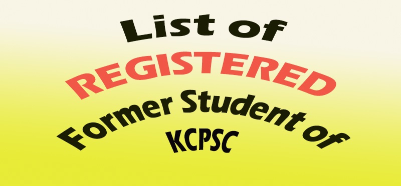 Registered Former Students